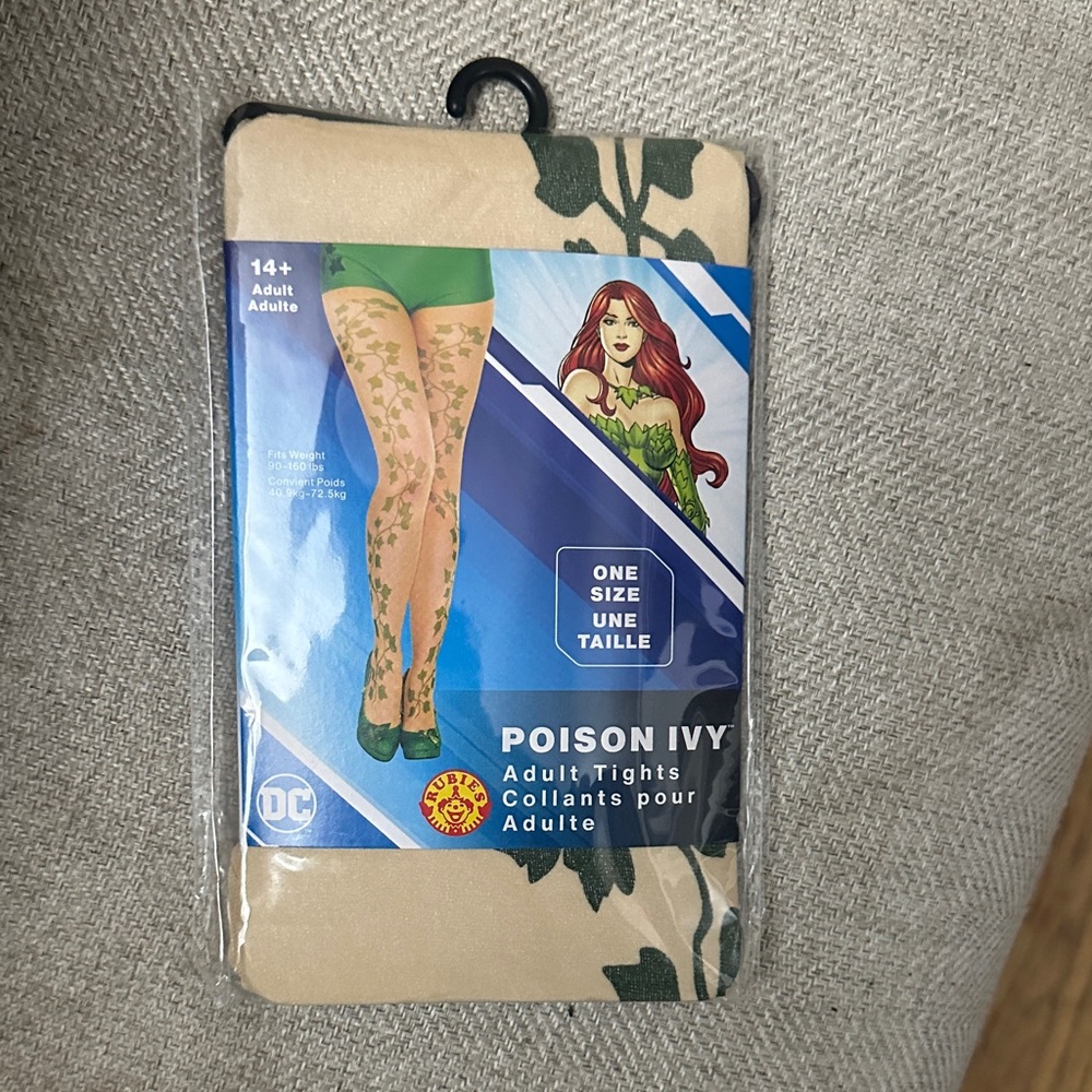DC Poison Ivy Green Leaf Tights, New